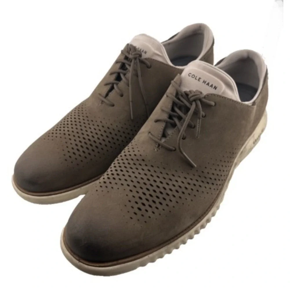 Cole Haan OriginalGrand‎ Brown Perforated Oxford Shoes Men's Zerogrand Casual